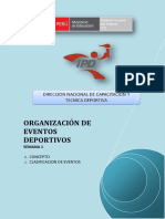 Organizacion de Eventos Deportivos PDF