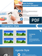 Simple Portfolio Presentation Designed: Content Here