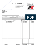 American & Efird Bangladesh LTD: Purchase Order