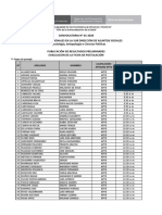 Evaluacion de La Ficha de Postulación - 01-2020