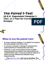 The Paired T-Test