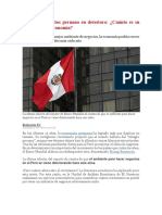 Clima de Negocios Peruano en Deterioro. Cuánto Impacta en La Economía