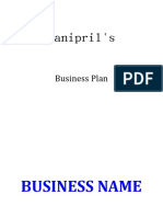 Danipril's Business Plan