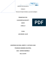 Unidad 2 Paso 3 Reconocer Los Tipos de Sistemas y Procesos Tecnologicos