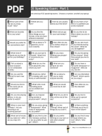 FCE Speaking Exam: Part 1