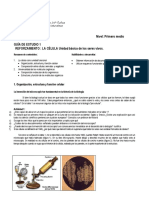1º - Guía de Estudio Célula PDF
