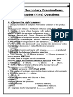 General Secondary Examinations On Chapter (Nine) Questions: A-Choose The Right Answer