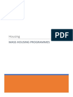 Mass housing programmes