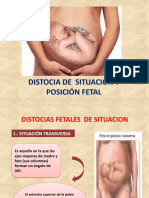 Distocia de Situacion Posicion