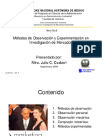 Observación y Experimentación en IMI PDF