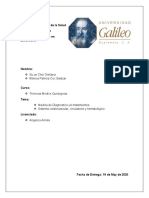 Sistema cardiovascular diagnósticos