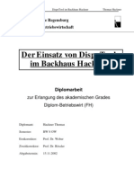 Warenverteilsystem in Bäckereifilialen Von T. Hackner