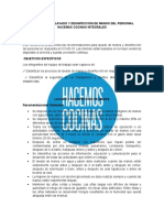 Protocolo de Lavado y Desinfeccion de Manos Del Personal HC Integrales