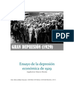 Ensayo de La Crisis en 1929
