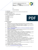 PETS-ALM-ALM-6 Recepcion y Almacenamiento de Cianuro V1