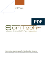 SoniTech Whitepaper - Fire Sprinkler Preventive Maintenance