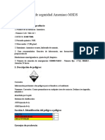 Hoja de Seguridad Amoniaco MSDS