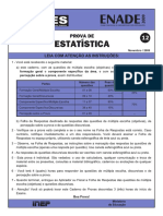 Enade 2009 Estatistica PDF
