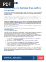 RI-General Business Organization Guidance