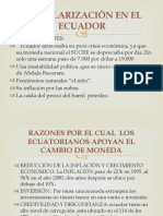 Dolarizaciòn Del Ecuador