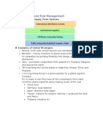 Global Logistics and Risk Management