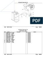PC78US-5 S/N 1001-UP Suction Line Parts List