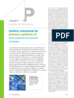 Analisis Estructural de Procesos Quimicos I Descomposicion de Sistemas Complejos