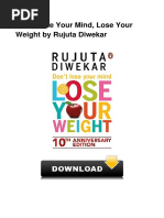 Don T Lose Your Mind Lose Your Weight by Rujuta Diwekar20200109 39478 1689emt PDF