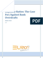 EURION - Liquidity Ratios and Bank Overdrafts