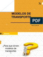 Modelos de transporte optimizados