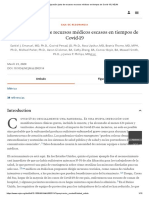 Asignación Justa de Escasos Recursos Médicos en Tiempos de Covid-19 - NEJM