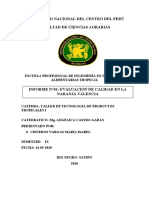 EVALUACION DE LAS CARACTERISTICAS FISICAS DE NARANJA - Cisneros