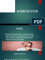 Functional Information System: by Amit Pandey & Ganesh Hegde