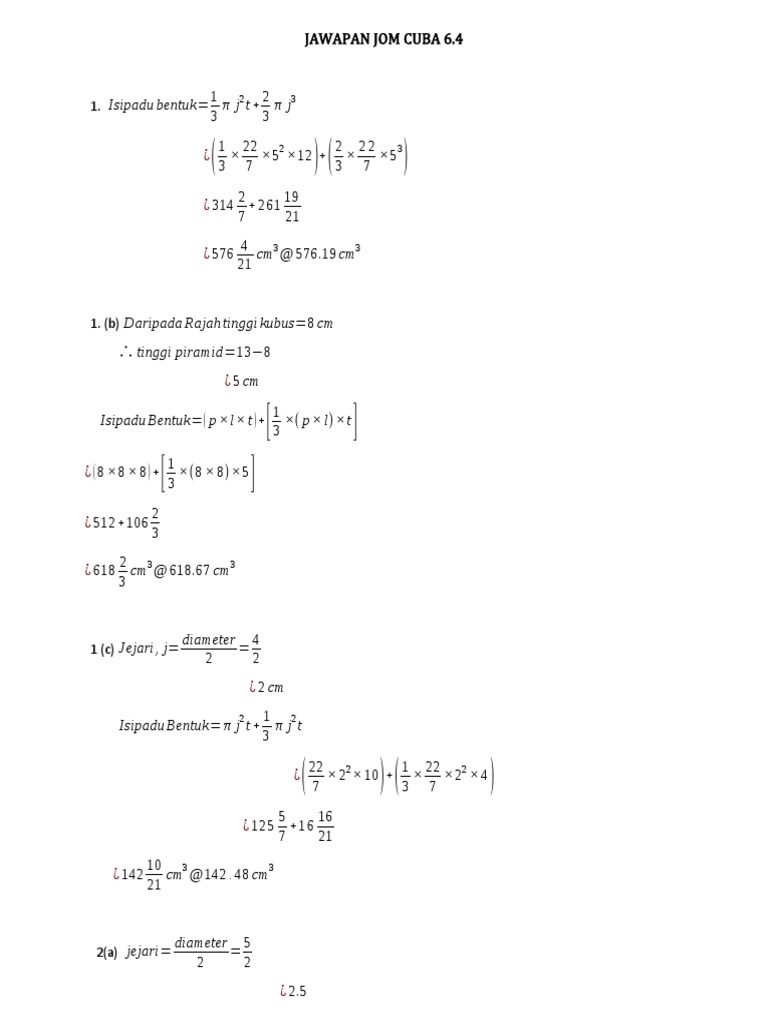 Jawapan Jc 6 4 No 1 2 Pdf