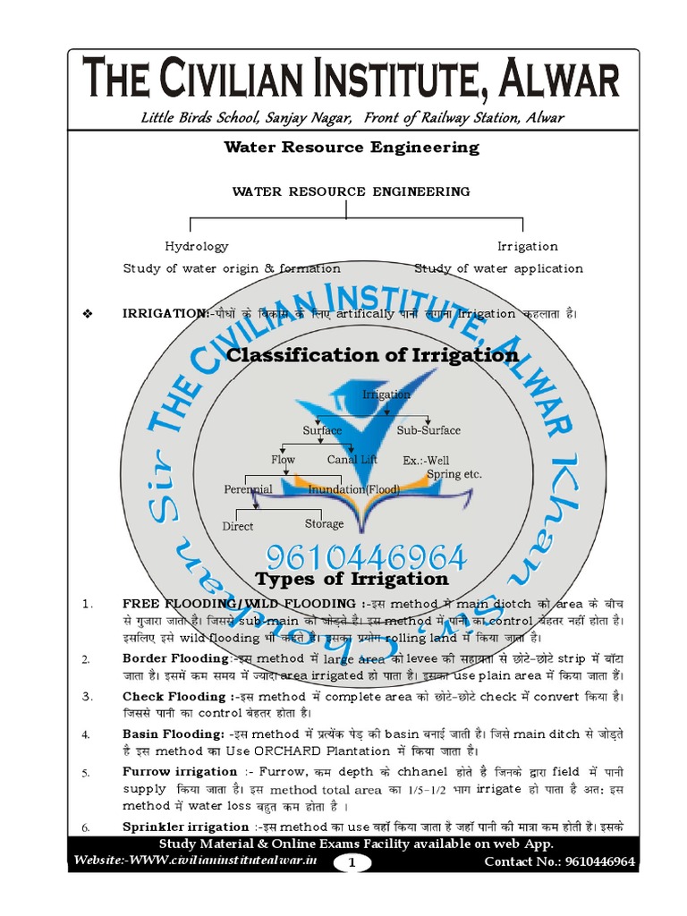 Water Resource Engineering Overview | PDF | River | Aquifer