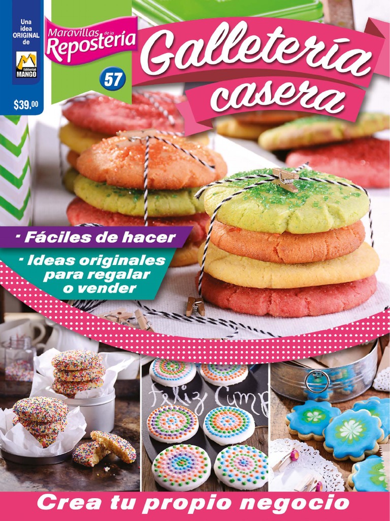 Maravillas de La Repostería 57-Galleteria Casera | PDF | Galleta | Chocolate