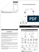 Installation Instructions: Led Wall Mount