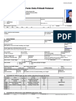 Form Data Diri Pelamar 