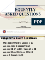 Frequently Asked Questions - LBC No. 119
