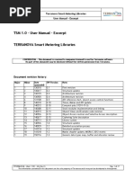 TSM 1.0 - User Manual - Excerpt TERRANOVA Smart Metering Libraries