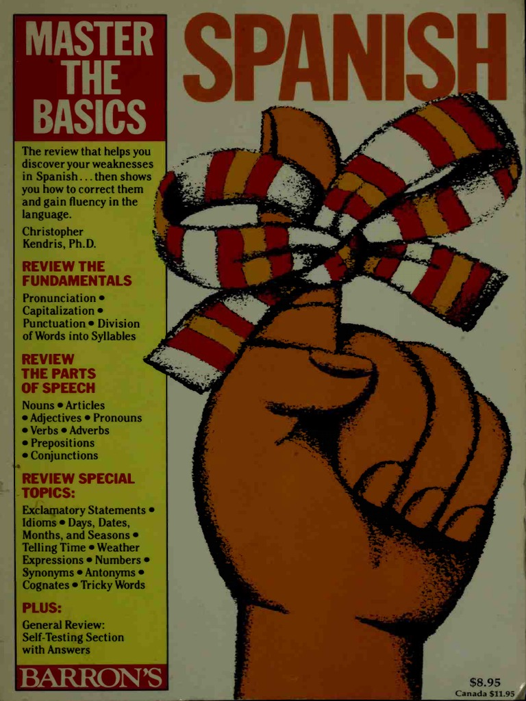 Master The Basics Christopher Kendris Spanish Barron S Educational 1987 Grammatical Tense Verb