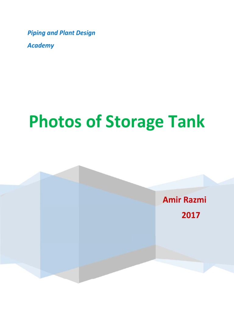 Photos Of Storage Tank Pdf