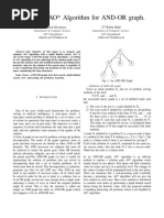 Optimized AO Algorithm For AND-OR Graph.: 1 Rishavh Srivastava 2 Robin Bisht