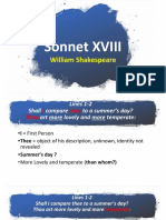 Sonnet XVIII: William Shakespeare