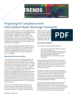 Preparing For Compliance With USCG Ballast Water Discharge Standards