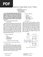 Harmonic Reduction Using Shunt Active Filters: Abstract-Power Quality Problem Arises Due To The Increased