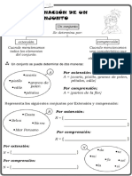 DETERMINACIÓN DE UN CONJUNTO