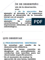 Instrumentos para La EVALUACIÓN DE DESEMPEÑO