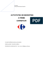 Activitatea de Marketing a Firmei Carrefour