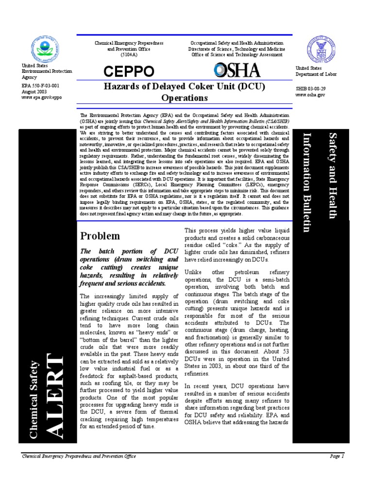 DCU Operation in Refinery PDF | PDF | Technology & Engineering